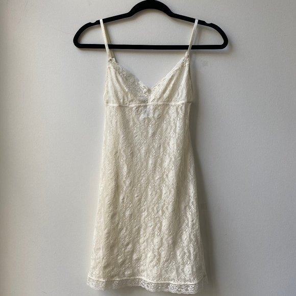 H&M - SHEER LACE LINGERIE SLIP - Picture 1 of 5